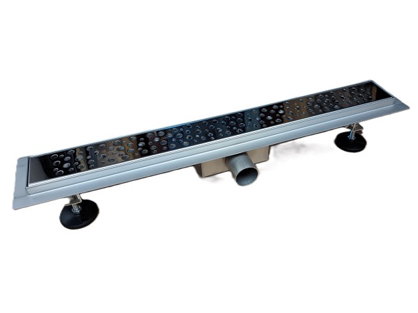 Kanaleta tuš z PERFORIRANIM VZORCEM, dimenzij: 500(d)x70(š)x70(v)mm INOX