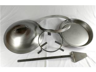  SAČ, POD PEKO, IZPOD PEKE,  premera 650mm, INOX aisi 304. Za večje druženje ! *****